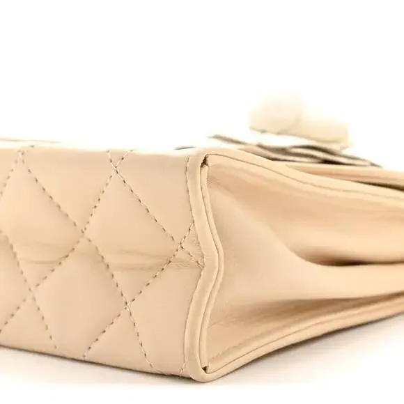 Chanel Lambskin Quilted Mini Camellia #242498C17B - Picture 11 of 15